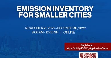Emission Inventory for Smaller Cities 5th Offering